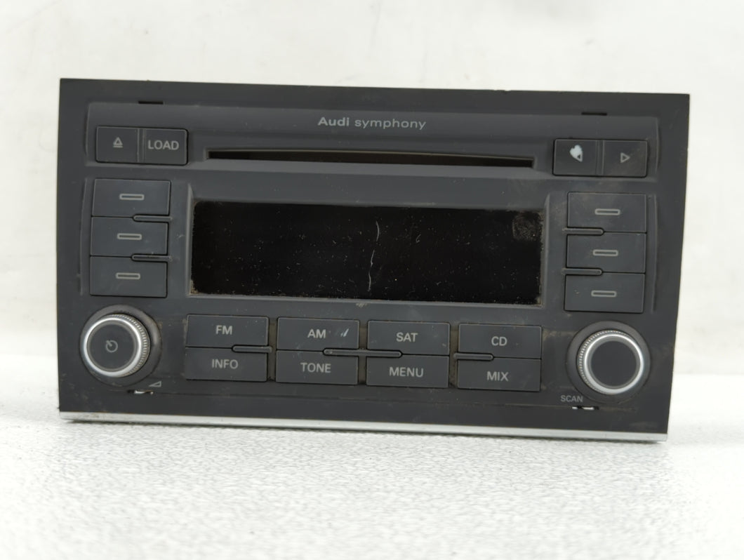 2007 Audi A4 Quattro Radio AM FM Cd Player Receiver Replacement P/N:8E0 035 192 J 8E0 035 195 AF Fits OEM Used Auto Parts