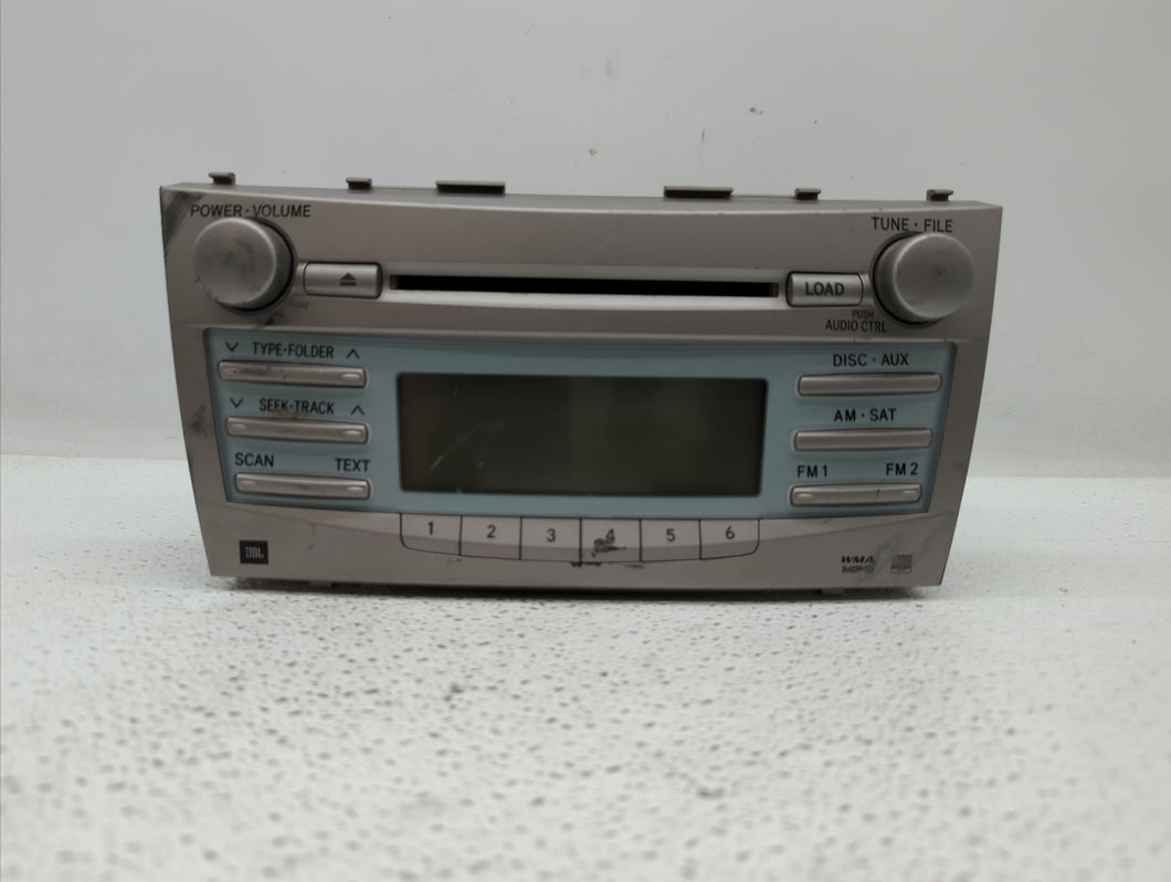 2007-2009 Toyota Camry Radio AM FM Cd Player Receiver Replacement P/N:86120-33A00 86120-33A01 Fits 2007 2008 2009 OEM Used Auto Parts