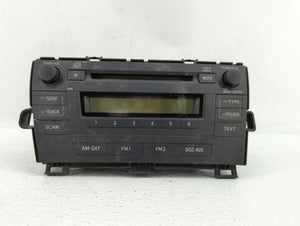 2010-2011 Toyota Prius Radio AM FM Cd Player Receiver Replacement P/N:84567687 86120-47290 Fits 2010 2011 OEM Used Auto Parts