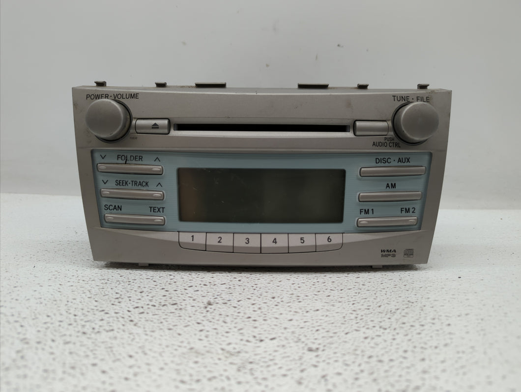 2007-2009 Toyota Camry Radio AM FM Cd Player Receiver Replacement P/N:86120-06182 86120-33890 Fits 2007 2008 2009 OEM Used Auto Parts