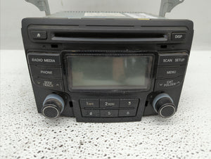 2012-2015 Hyundai Sonata Radio AM FM Cd Player Receiver Replacement P/N:96180-3Q600 96180-3Q700 Fits 2012 2013 2014 2015 OEM Used Auto Parts