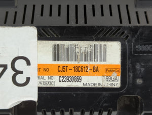 2013-2015 Ford Escape Climate Control Module Temperature AC/Heater Replacement P/N:CJ5T-18C612-BA CJ5T-18C612-BC Fits OEM Used Auto Parts