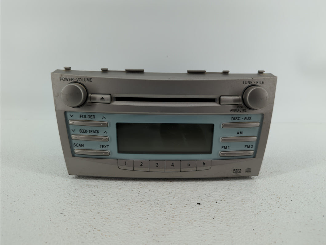 2007-2009 Toyota Camry Radio AM FM Cd Player Receiver Replacement P/N:86120-06182 86120-33890 Fits 2007 2008 2009 OEM Used Auto Parts