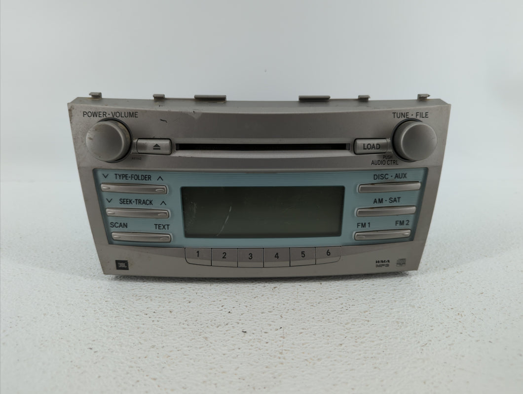 2007-2009 Toyota Camry Radio AM FM Cd Player Receiver Replacement P/N:86120-06190 86120-06191 Fits 2007 2008 2009 OEM Used Auto Parts