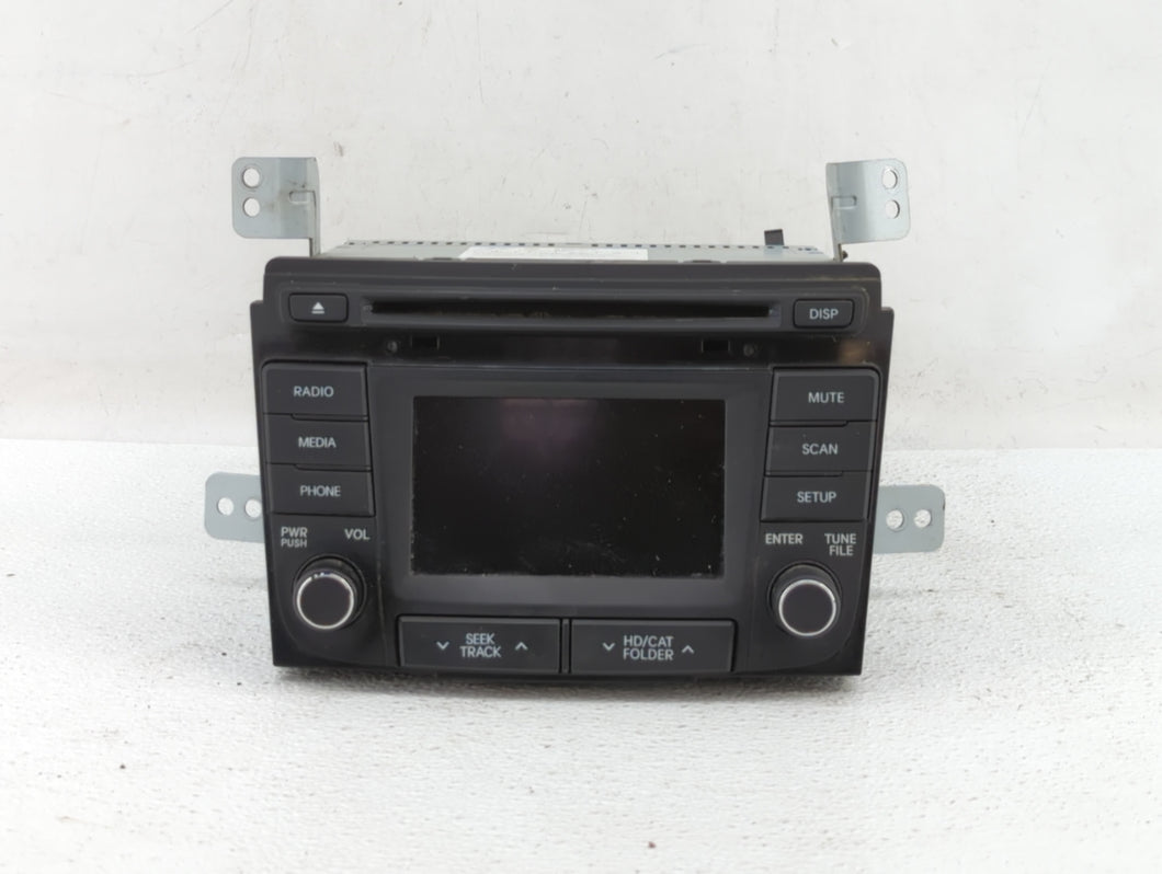 2014-2015 Hyundai Sonata Radio AM FM Cd Player Receiver Replacement P/N:96180-3Q8004X 96180-3Q800 Fits 2014 2015 OEM Used Auto Parts