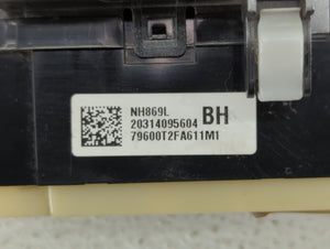 2013-2015 Honda Accord Climate Control Module Temperature AC/Heater Replacement P/N:79600-T2F-A611-M1 79600T2FA611M1 Fits OEM Used Auto Parts