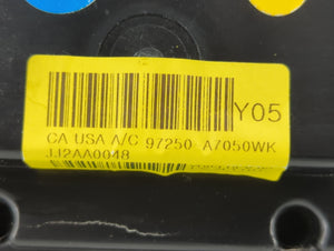 2014-2016 Kia Forte Climate Control Module Temperature AC/Heater Replacement P/N:97250-A7050WK 97250-A7052WK Fits 2014 2015 2016 OEM Used Auto Parts