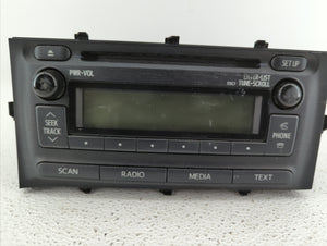 2012-2014 Toyota Prius C Radio AM FM Cd Player Receiver Replacement P/N:86120-52D10 Fits 2012 2013 2014 OEM Used Auto Parts