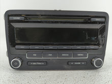 2011-2014 Volkswagen Jetta Radio AM FM Cd Player Receiver Replacement P/N:1K0 035 164 F 1K0035164D Fits OEM Used Auto Parts