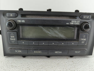 2012-2014 Toyota Prius C Radio AM FM Cd Player Receiver Replacement P/N:86120-52D10 Fits 2012 2013 2014 OEM Used Auto Parts