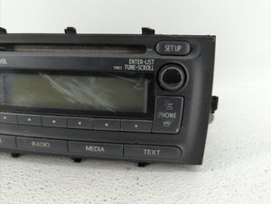 2012-2014 Toyota Prius C Radio AM FM Cd Player Receiver Replacement P/N:86120-52D10 Fits 2012 2013 2014 OEM Used Auto Parts