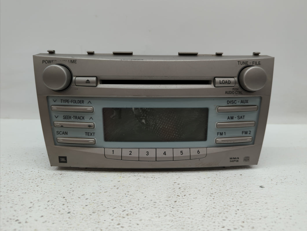 2007-2009 Toyota Camry Radio AM FM Cd Player Receiver Replacement P/N:86120-06190 86120-06182 Fits 2007 2008 2009 OEM Used Auto Parts