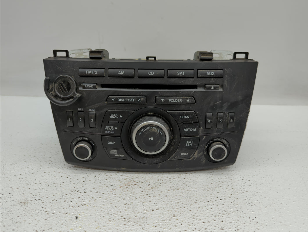 2012-2013 Mazda 3 Radio AM FM Cd Player Receiver Replacement P/N:BGV4 66 AR0 BGV7 66 DV0 Fits 2012 2013 OEM Used Auto Parts