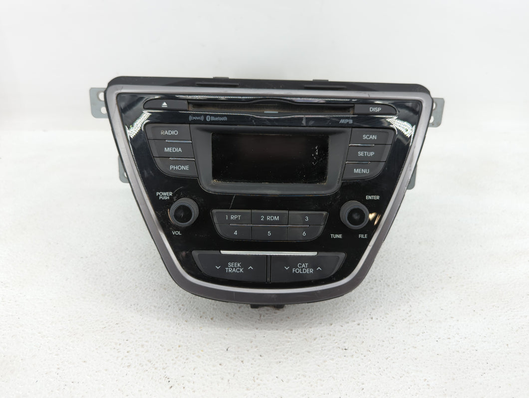 2013 Hyundai Elantra Radio AM FM Cd Player Receiver Replacement P/N:96170-3X165RA5 Fits OEM Used Auto Parts