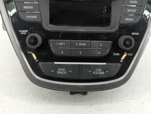 2013 Hyundai Elantra Radio AM FM Cd Player Receiver Replacement P/N:96170-3X165RA5 Fits OEM Used Auto Parts