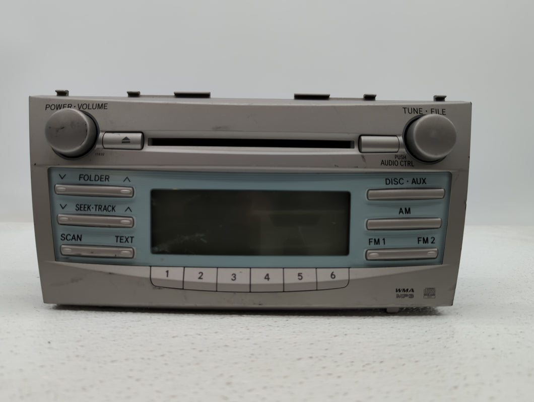 2007-2009 Toyota Camry Radio AM FM Cd Player Receiver Replacement P/N:86120-06182 86120-33890 Fits 2007 2008 2009 OEM Used Auto Parts