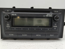 2012-2014 Toyota Prius C Radio AM FM Cd Player Receiver Replacement P/N:86120-52D10 Fits 2012 2013 2014 OEM Used Auto Parts