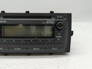 2012-2014 Toyota Prius C Radio AM FM Cd Player Receiver Replacement P/N:86120-52D10 Fits 2012 2013 2014 OEM Used Auto Parts