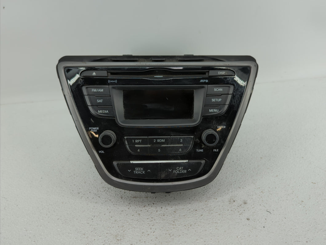 2014-2016 Hyundai Elantra Radio AM FM Cd Player Receiver Replacement P/N:96170-3X156GU Fits 2014 2015 2016 OEM Used Auto Parts