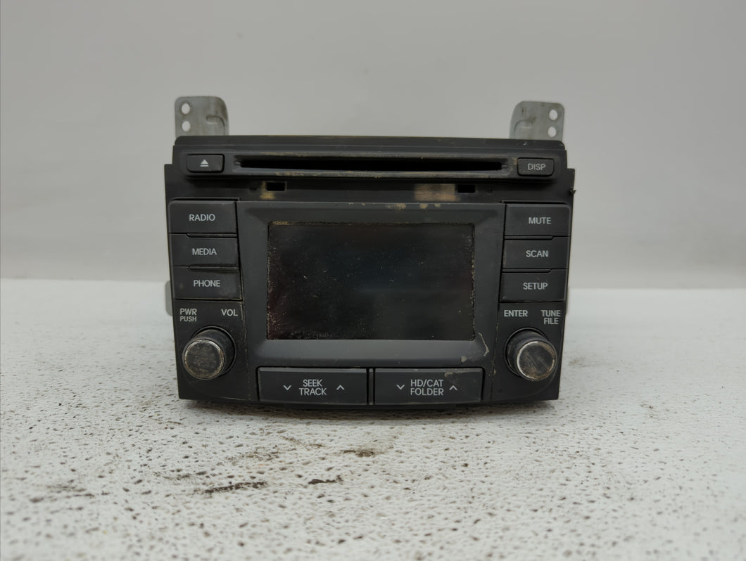 2014-2015 Hyundai Sonata Radio AM FM Cd Player Receiver Replacement P/N:96180-3Q8004X 96180-3Q800 Fits 2014 2015 OEM Used Auto Parts