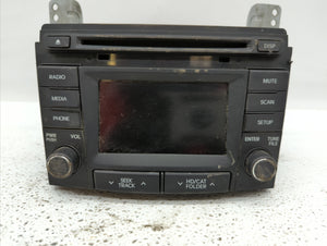 2014-2015 Hyundai Sonata Radio AM FM Cd Player Receiver Replacement P/N:96180-3Q8004X 96180-3Q800 Fits 2014 2015 OEM Used Auto Parts