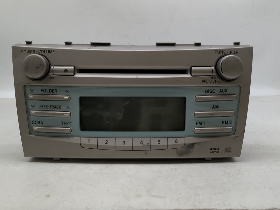 2007-2009 Toyota Camry Radio AM FM Cd Player Receiver Replacement P/N:86120-06182 86120-33890 Fits 2007 2008 2009 OEM Used Auto Parts