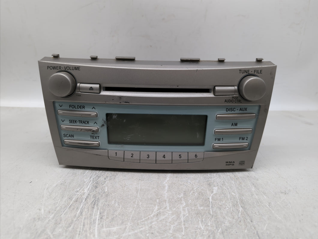 2007-2009 Toyota Camry Radio AM FM Cd Player Receiver Replacement P/N:86120-06182 86120-33890 Fits 2007 2008 2009 OEM Used Auto Parts