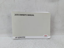 2019 Kia Forte Owners Manual Book Guide P/N:DLS4-EU8DB OEM Used Auto Parts