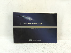 2015 Kia Sorento Owners Manual Book Guide P/N:A2P0-EU43D OEM Used Auto Parts