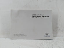 2016 Hyundai Sonata Owners Manual Book Guide OEM Used Auto Parts