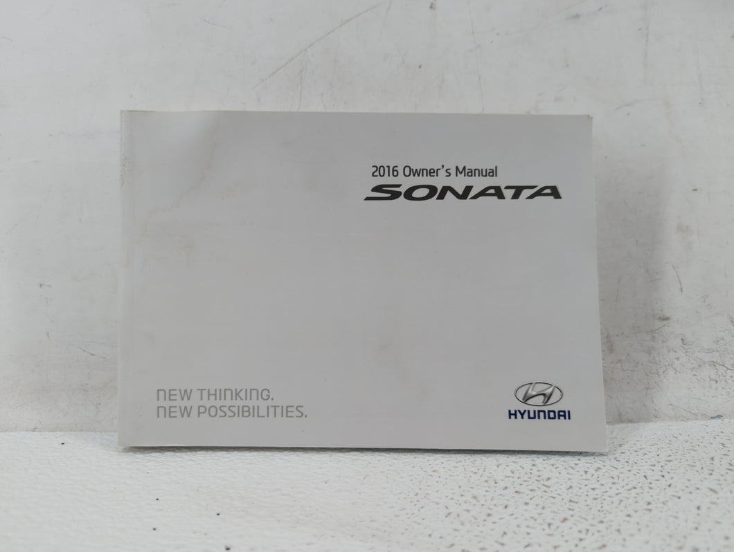 2016 Hyundai Sonata Owners Manual Book Guide OEM Used Auto Parts