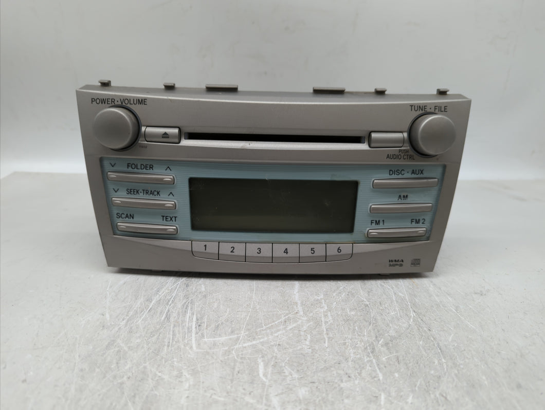 2007-2009 Toyota Camry Radio AM FM Cd Player Receiver Replacement P/N:86120-06182 86120-33890 Fits 2007 2008 2009 OEM Used Auto Parts