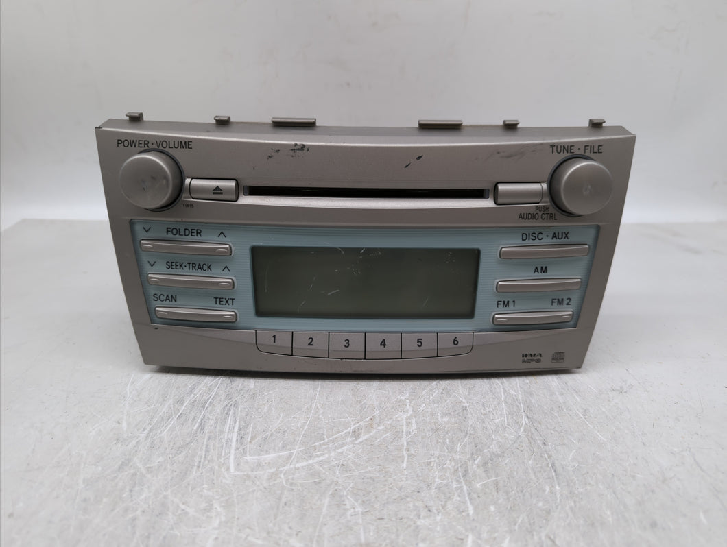 2007-2009 Toyota Camry Radio AM FM Cd Player Receiver Replacement P/N:86120-06182 86120-33890 Fits 2007 2008 2009 OEM Used Auto Parts