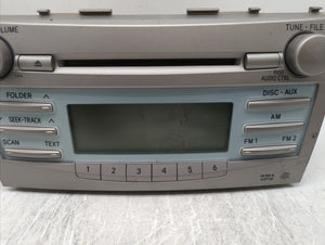 2007-2009 Toyota Camry Radio AM FM Cd Player Receiver Replacement P/N:86120-06182 86120-33890 Fits 2007 2008 2009 OEM Used Auto Parts