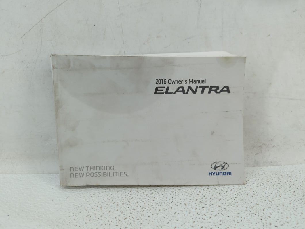 2016 Hyundai Elantra Owners Manual Book Guide OEM Used Auto Parts