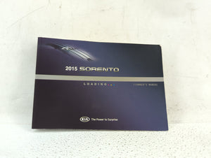 2015 Kia Sorento Owners Manual Book Guide OEM Used Auto Parts