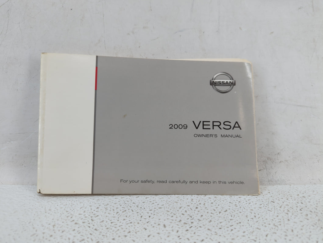 2009 Nissan Versa Owners Manual Book Guide OEM Used Auto Parts