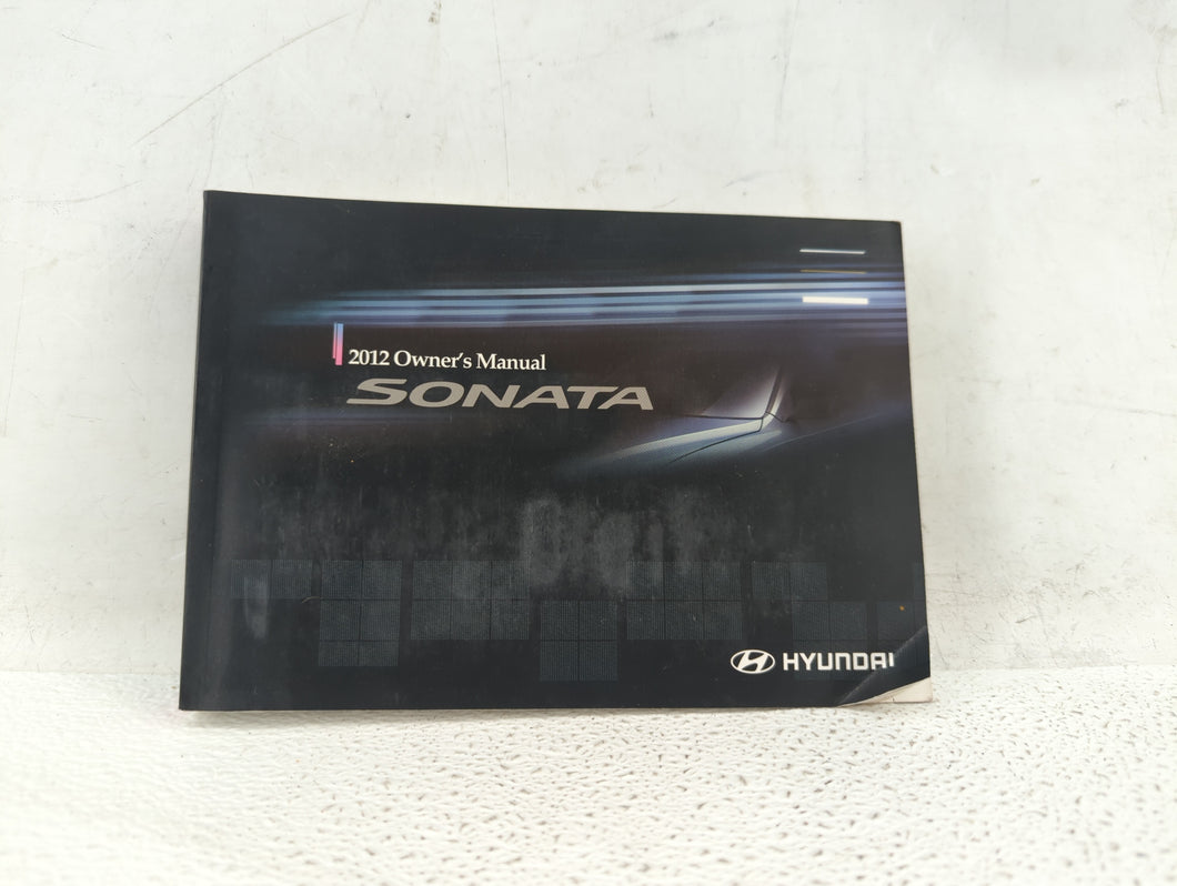 2012 Hyundai Sonata Owners Manual Book Guide OEM Used Auto Parts