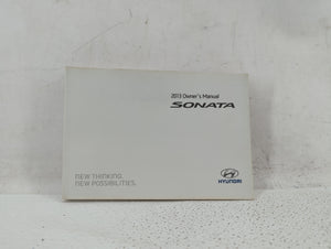 2013 Hyundai Sonata Owners Manual Book Guide OEM Used Auto Parts