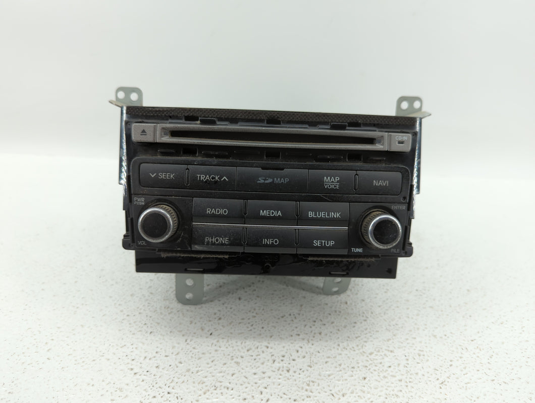 2015-2017 Hyundai Azera Radio AM FM Cd Player Receiver Replacement P/N:96560-3V530VD4 Fits 2015 2016 2017 OEM Used Auto Parts