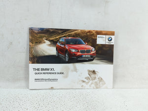 2012 Bmw X1 Owners Manual Book Guide OEM Used Auto Parts