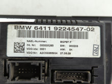 2007-2010 Bmw 328i Climate Control Module Temperature AC/Heater Replacement P/N:6411 9224547-02 6411 9224547 Fits OEM Used Auto Parts