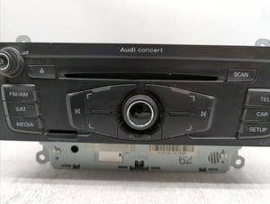 2010-2012 Audi A4 Radio AM FM Cd Player Receiver Replacement P/N:8T1 035 186 R 4G0035082C Fits OEM Used Auto Parts