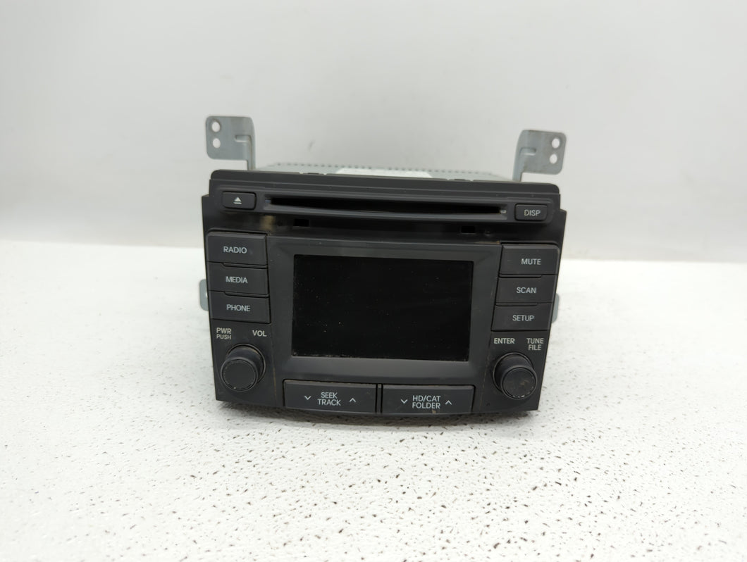 2014-2015 Hyundai Sonata Radio AM FM Cd Player Receiver Replacement P/N:96180-3Q8004X 96180-3Q800 Fits 2014 2015 OEM Used Auto Parts