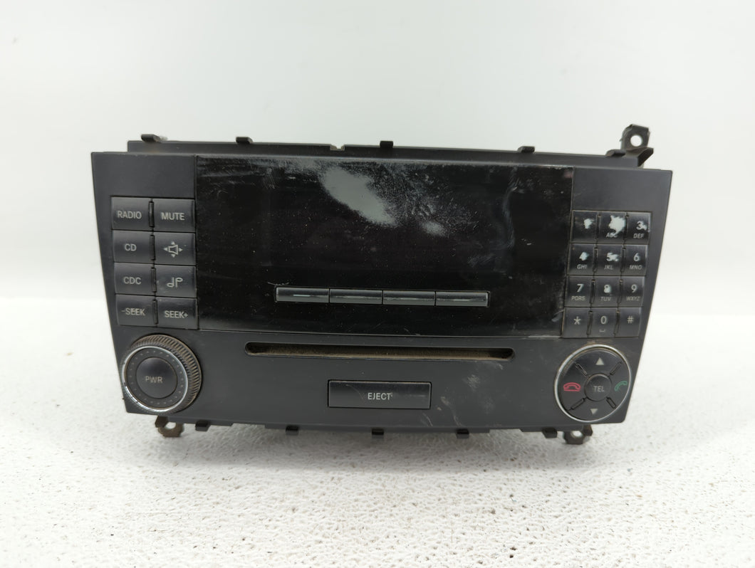 2006-2007 Mercedes-Benz C350 Radio AM FM Cd Player Receiver Replacement P/N:2038704689 203 870 46 89 Fits 2006 2007 OEM Used Auto Parts