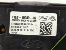 2015-2018 Ford Focus Climate Control Module Temperature AC/Heater Replacement P/N:F1ET-19980-JG F1ET-19980-LJ Fits OEM Used Auto Parts