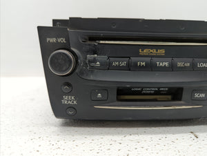 2008-2009 Lexus Gs350 Radio AM FM Cd Player Receiver Replacement P/N:86120-30F90-E0-1 86120-30F90-C0-2 Fits 2008 2009 OEM Used Auto Parts