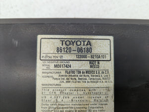 2007-2009 Toyota Camry Radio AM FM Cd Player Receiver Replacement P/N:86120-06182 86120-33890 Fits 2007 2008 2009 OEM Used Auto Parts