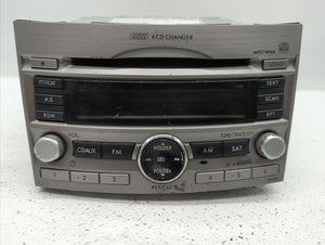 2010-2012 Subaru Legacy Radio AM FM Cd Player Receiver Replacement P/N:86201AJ62A 86201AJ64A Fits 2010 2011 2012 OEM Used Auto Parts