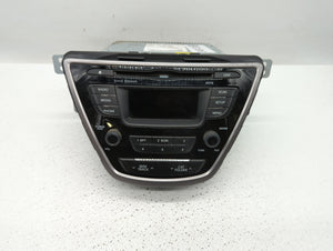 2013 Hyundai Elantra Radio AM FM Cd Player Receiver Replacement P/N:96170-3X165RA5 Fits OEM Used Auto Parts